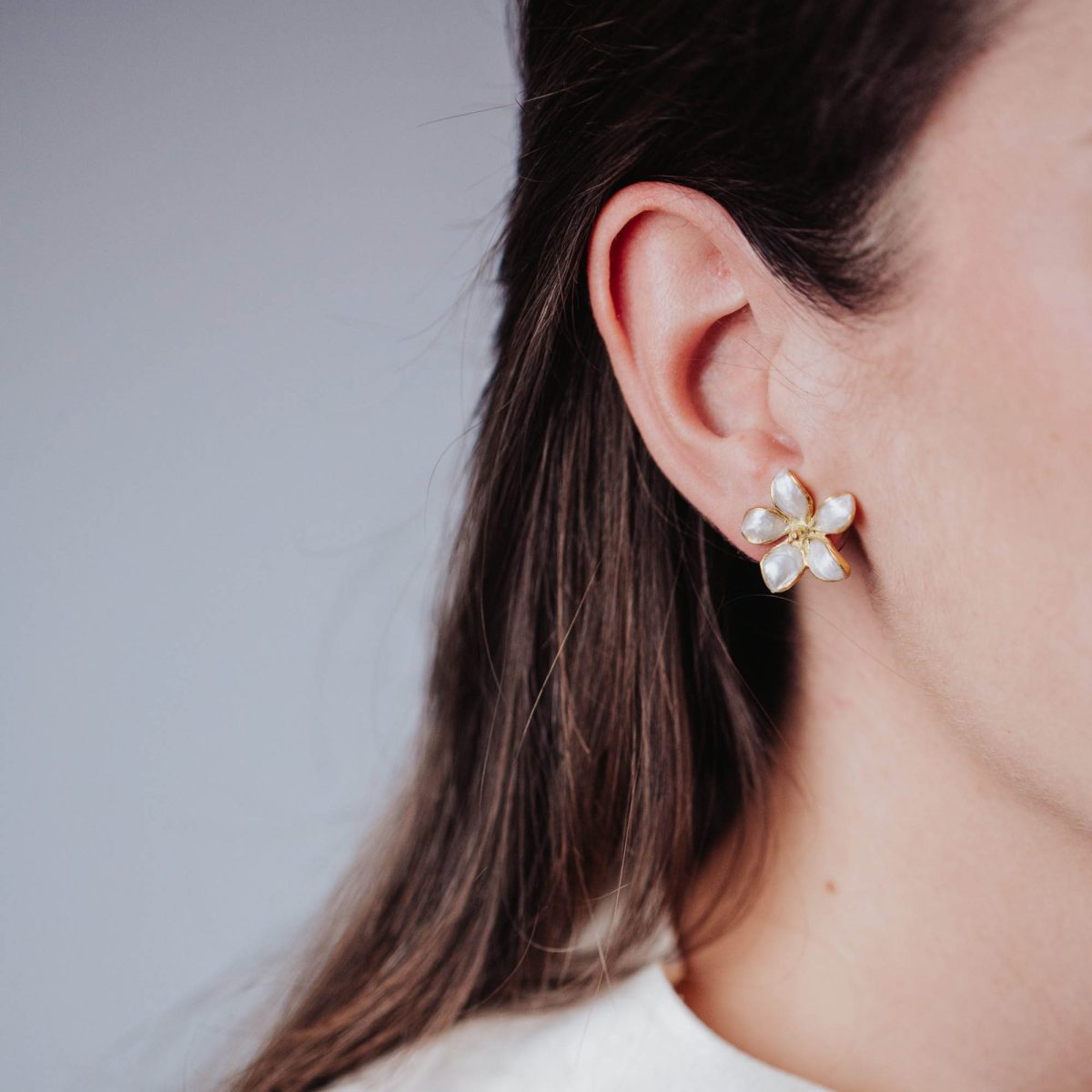 Pendientes Jazmín Oro - Imagen 2