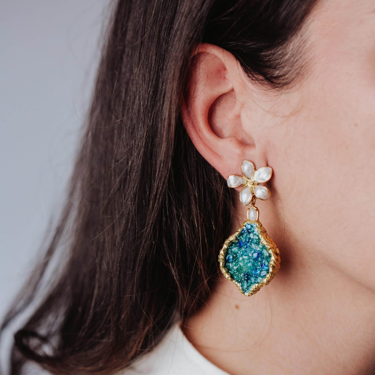 Pendientes Fleur de Séville - Imagen 2