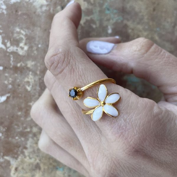 Anillo Jazmín Blossom Swan