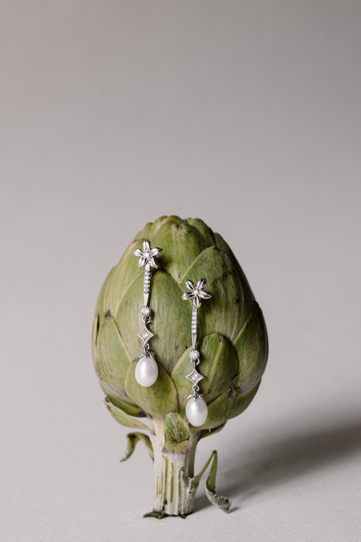 Pendientes de Perlas y Jazmines - Imagen 2